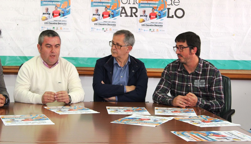 Carlos Colinas, Evencio Ferrero e Marcos Trigo, na presentacin