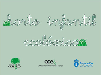 Cartaz Horto Infantil Ecolxico 